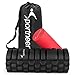 Sportneer 2-in-1 Foam Roller, Trigger Point Roller with 2 Screw-in Cover Lids, for Deep Tissue Muscle Massage Theraphy, Myofascial Release, Injury Rehab with Manual and Carrying Bag