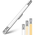 Motion Sensor Light Indoor, 64 LED Closet Lights with Digital Display, 14in Battery Operated Under Cabinet Lights for Closet/Wardrobe/Kitchen, Rechargeable Stick-on Night Light with 3 Color Temps