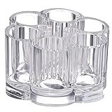 Acrylic Makeup Organizer, Cosmetic Display Box, Jewelry Makeup Brush & Lipstick Holder, By AcryliCase (Flower shape)