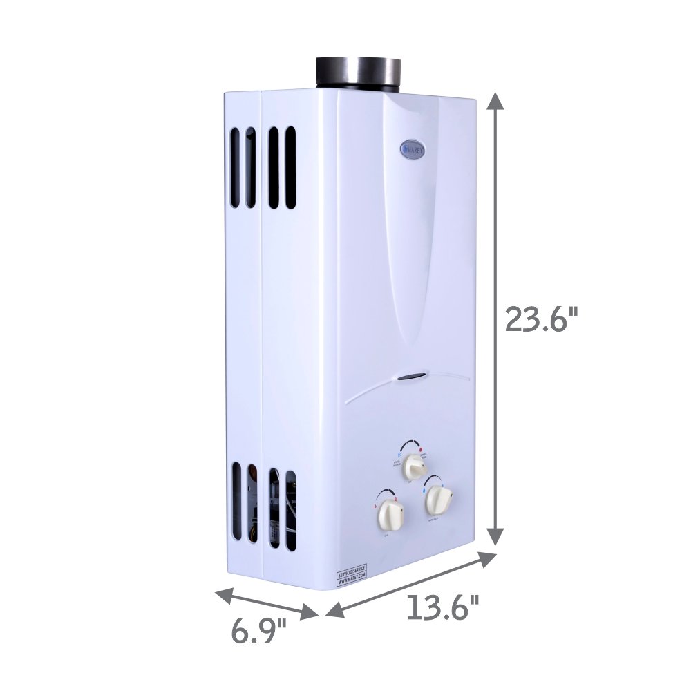 Renewed Marey Gas Tankless Water Heater GA10NG Natural Gas Water Heaters & Parts Tools & Home