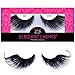 HALLOWEEN Pride Rainbow colorful parade false eyelashes (Black-Round)
