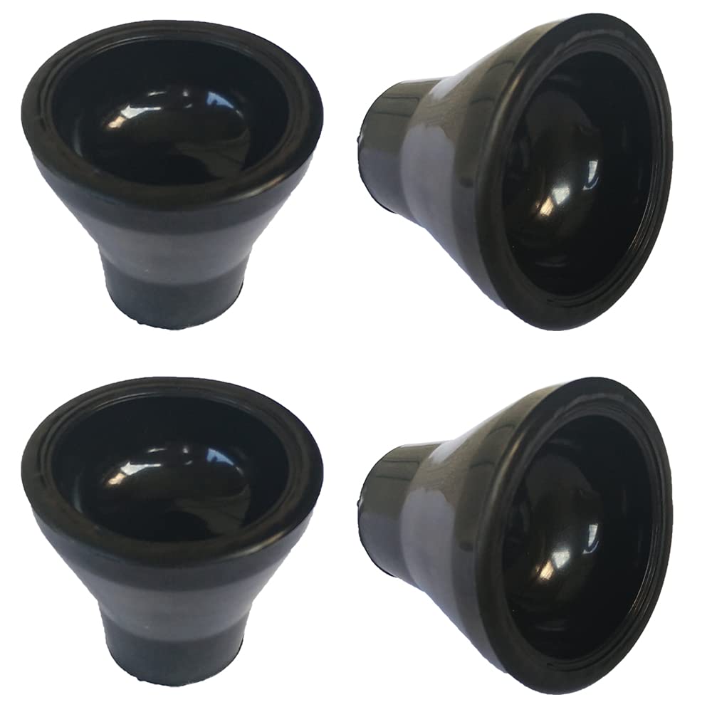 Lotatheta 4 x Tee Golf Ball Retriever Sucker Grabber Suction Cup Pick Up Back Saver Put On Putter Grip