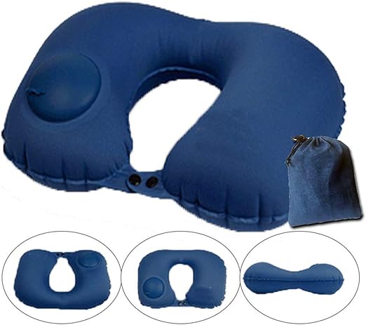 Amazon Com Celahe Inflatable Travel Neck Pillow Portable