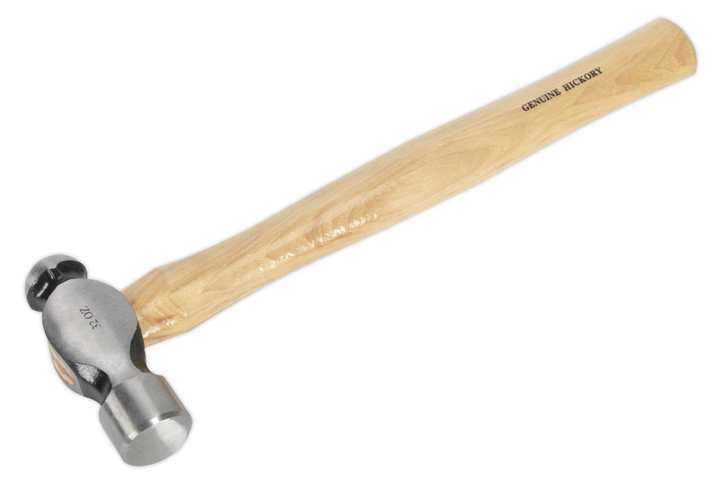 Sealey Bph32 Ball Pein Hammer 2Lb Hickory Shaft