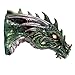 Pacific Giftware Medieval Times Green Dragon Wall Plaque with LED Illuminated Eyes Sculpture Plaque Home Decor