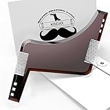 Kindax All-in-one Beard Comb Beard Shaping Template Tool for the Styling of Multiple Mordern Beard Styles
