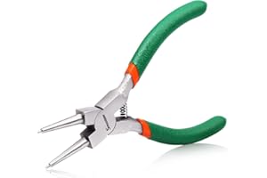 SPEEDWOX Snap Ring Pliers, 5-Inch Internal Circlip Pliers, Tip Diameter 0.06 Inch, Precision Retaining Ring Pliers, Straight 