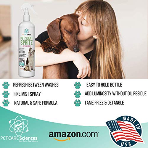 PET CARE Sciences Pet Scent Spritz, Dog Freshening Spray, Clean Apple