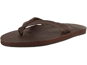 single layer classic leather with arch support
