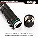 BOSTAC™ BTZ-20 Tactical Flashlight - Professional EDC by Boston Tactical with CREE XML2 U2 USA LED Bulb, 3,000 Effective Lumens, Zoomable Head, Sealed Against, USB Chargeable 18650 Lion Battery