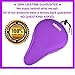 Domain Cycling Premium Purple Thick Bike Gel Seat Cushion Cover 10.5