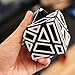 Twister.CK 3x3 Ghost Cube,Magic Cube with White Stickers,3x3 Speed Cube Sticker,Ghost Speed Cube Abnormity 3x3 Magic Cube Puzzles,Brain Teaser Puzzle for Cube Teasers.
