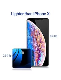 T-Core Power Bank 20000M El cargador portátil más pequeño y ligero 10000mAh batería externa ultra compacto de alta velocidad de carga tecnología cargador portátil para iPhone, Samsung Galaxy y más