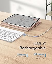 CHESONA iPad Pro 11 Case with Keyboard, iPad Air