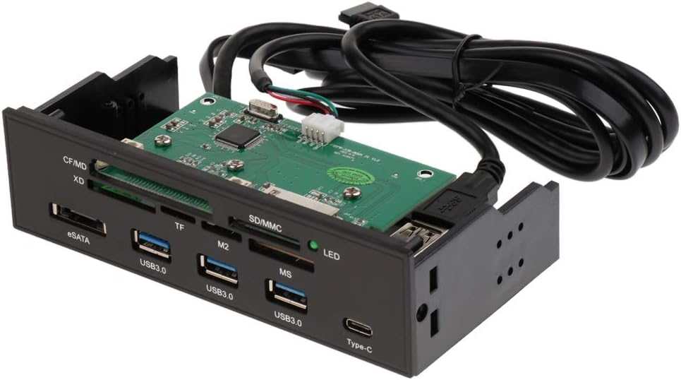 Memory Card Readers 5.25 Front Panel USB 3.0 Hub Allinone Internal