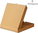 FR Enterprises Plain 7 Inch Pizza Boxes 20 Pcs Rear Vent Hole Lightweight view 2