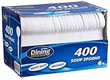 White Soup Spoons, 400 Count (Kitchen)
