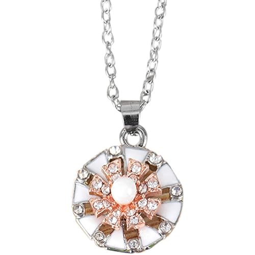 Hmlai Clearance! Women Dry Flower Heart Glass Wishing Bottle Pendant Necklace Mother's Day Jewelry Gift