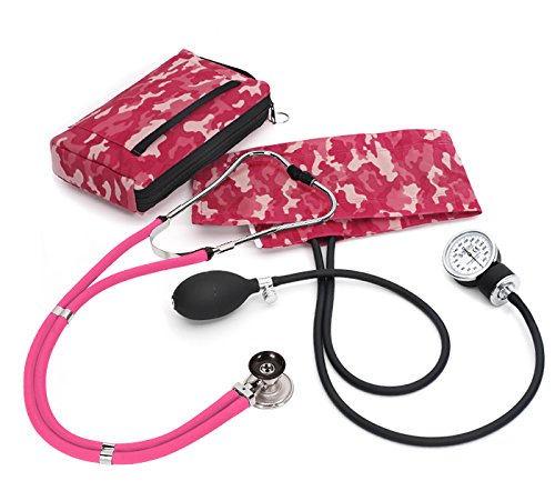 Prestige Medical Aneroid Sphygmomanometer/Sprague-Rappaport Kit, Pink Camouflage
