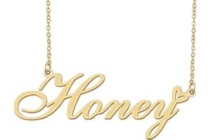 Aoloshow Personalized Heart Name Necklace Gold Custom Any Names Stainless Steel Jewelry for Womens Graduation