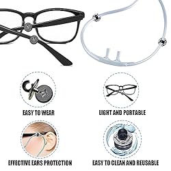 Oxygen Tube Holder for Glasses-Oxygen Nasal Cannula