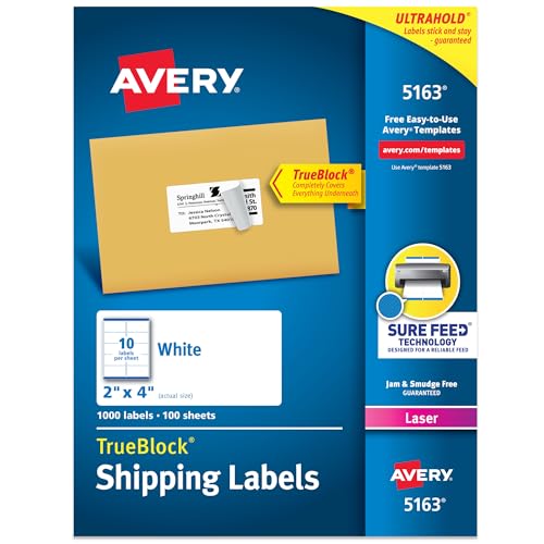 Avery Shipping Labels
