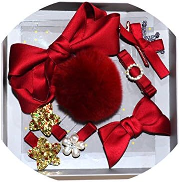 Stylish Set Hair Bows For Baby Girl Durable Metal Hair Clips Girls Teens Toddlers Kids Children Hair Accessories Pack Of 8pcs