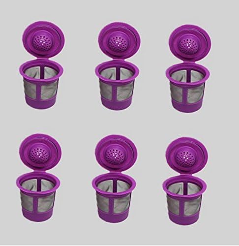 ValueCafe 6-Pack Coffee Filter Replacement for Keurig 1.0 Brewers Fits Older models 40, 45, 60, 65, 70, 75, Elite Platinum, Signature