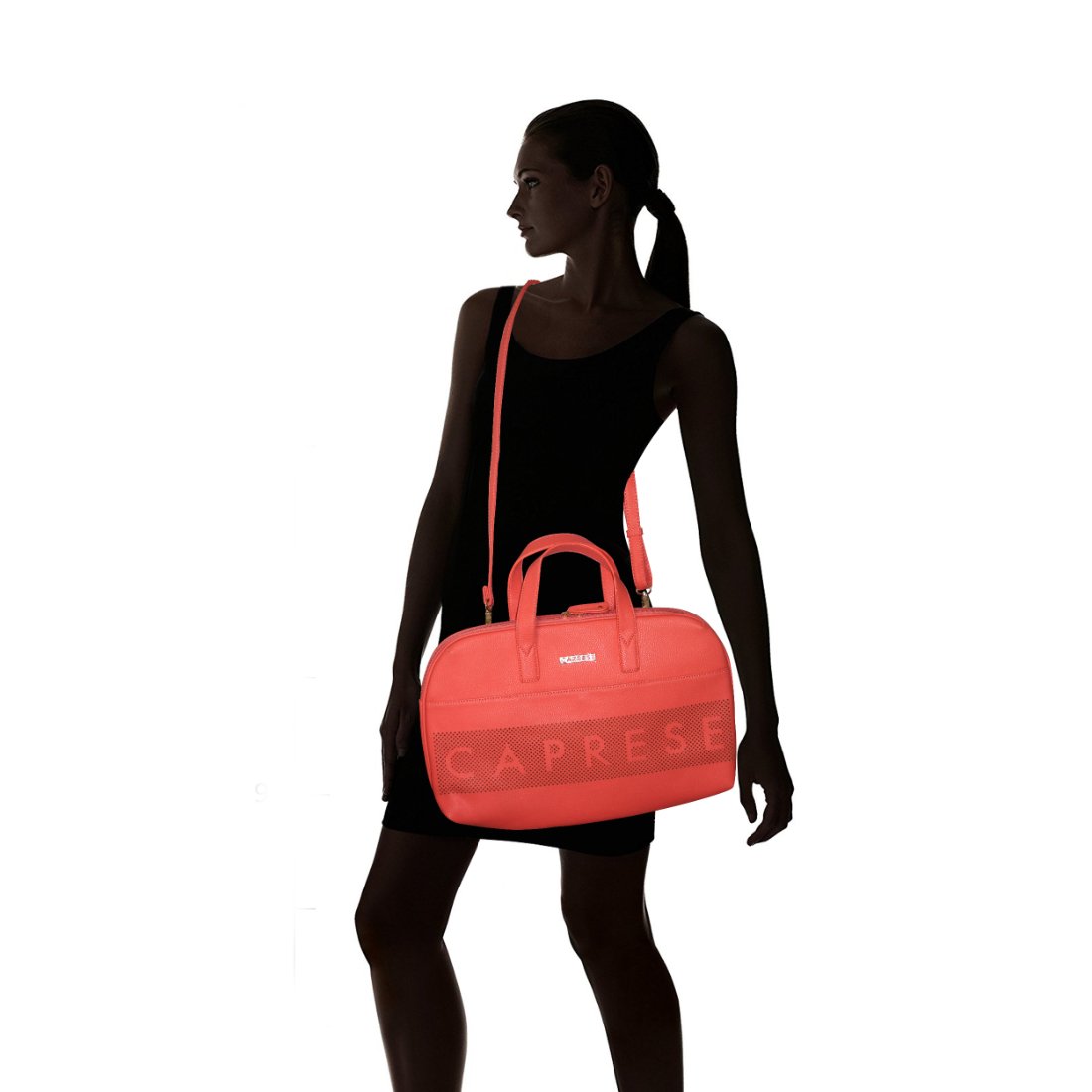 caprese heidi women's satchel (coral) ()
