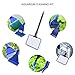 AQUANEAT 5 in 1 Aquarium Cleaning Set Aquarium Cleaner Tool Kit Fish Net + Gravel Rake +Plant Fork + Scraper + Sponge Brush Cleanthumb 1