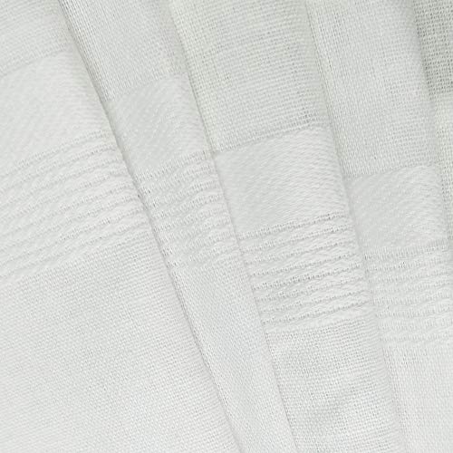 Hangnuo 24 Pack Cotton Handkerchiefs Pure White 16 x 16 Inches, Soft Hankies Pocket Square Towel for Men Women and Kids Tea Party - Thumbnail 2