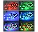 Xixou TV Backlight Kit Bias Lighting for TV,LED Strip Lights USB Powered LED Light Strip RF Remote 19-196 inch,Desktop PC - Reduce Eye Strain Increase Image Clarity