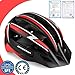 Bike Helmet Men Women, Basecamp Bicycle Helmet with USB Rare Light&Magnetic Goggles&Sun Visor&Carry Bag Cycling Helmet Bc-023 Adjustable Size for Adult Road