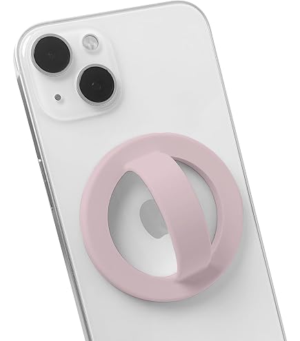 SooPii Magnetischer Handy-Fingerring – Magsafe Kompatibel, Abnehmbar, Starker Halt (Hell Cyan)