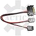 SATA 15-pin power to 2x 6-pin slimline SATA power cable adapter