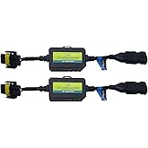 AnyCar H8/H11 LED Bulb Decoder Canbus Resistor Anti-flicker Harness,Dashboard Warning Error Free EMC Canceller Decoder