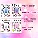 Omgouue 36 Sheets - Unicorn Cartoon Sticker for Kids Birthday Party Favors Intelligence Craft - Create & Design Different Shapes Make for Children 3+