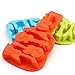 Always Your Chef 3 Pack 5-Cavity Silicone Candy Molds & Chocolates Molds & Ice Cube Trays, Guitar Shaped, Random Color