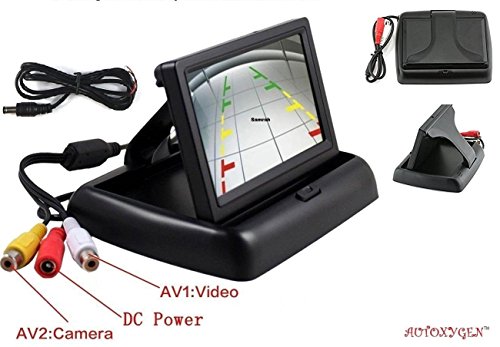 AUTOXYGEN Car 4.3 inch Rear View Full HD Dashboard Screen and Reserve Parking Camera for Rapid 3 AUTOXYGEN Car 4.3 inch Rear View Full HD Dashboard Screen and Reserve Parking Camera for Rapid - Image 3