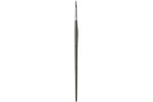 Escoda Modernista Series 4075 Long Handle Artist Oil & Acrylic Brush, Round, Size 4