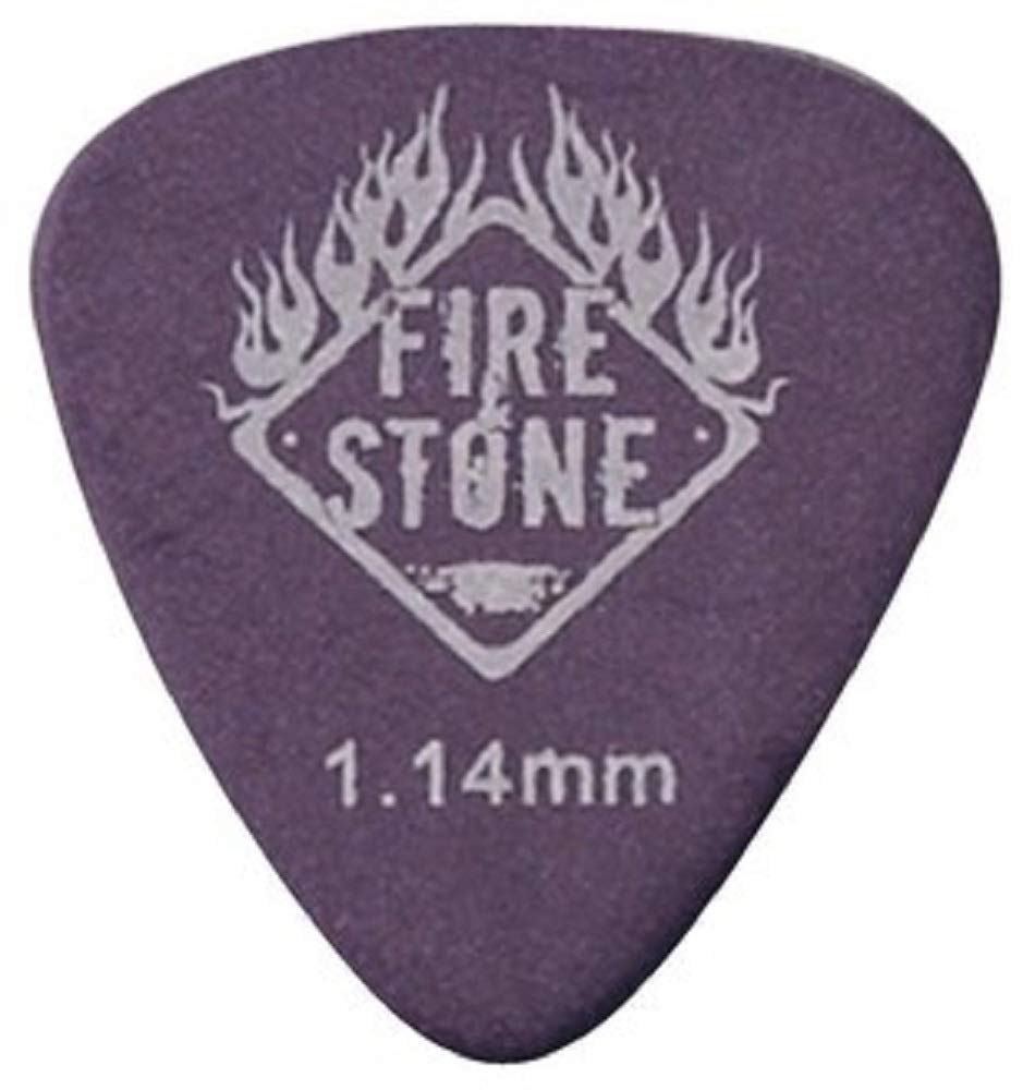 Fire Stone Plectrum/Pick Delrin Tex, 351 shape, roughened version, 1, 14 mm, violet, 12 pieces