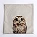 Vintage Cotton Pillow Case,FUNIC Cute Animal Printed Sofa Waist Throw Cushion Cover Home Car Decor (White #C)