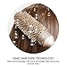 BANGMENG Round Barrel Hair Brush | Nano Thermal Ceramic Ionic Tech | Protect Hair, Enhance Texture, For Curling & Drying (Barrel 1 1/4 inch)