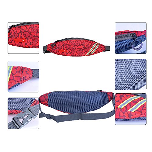 wenyujh Waist Bag Fanny Pack for Man Women Outdoors Running Climbing Carrying Cellphones