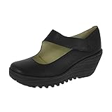FLY London Women's Yasi Wedge Pump, Black