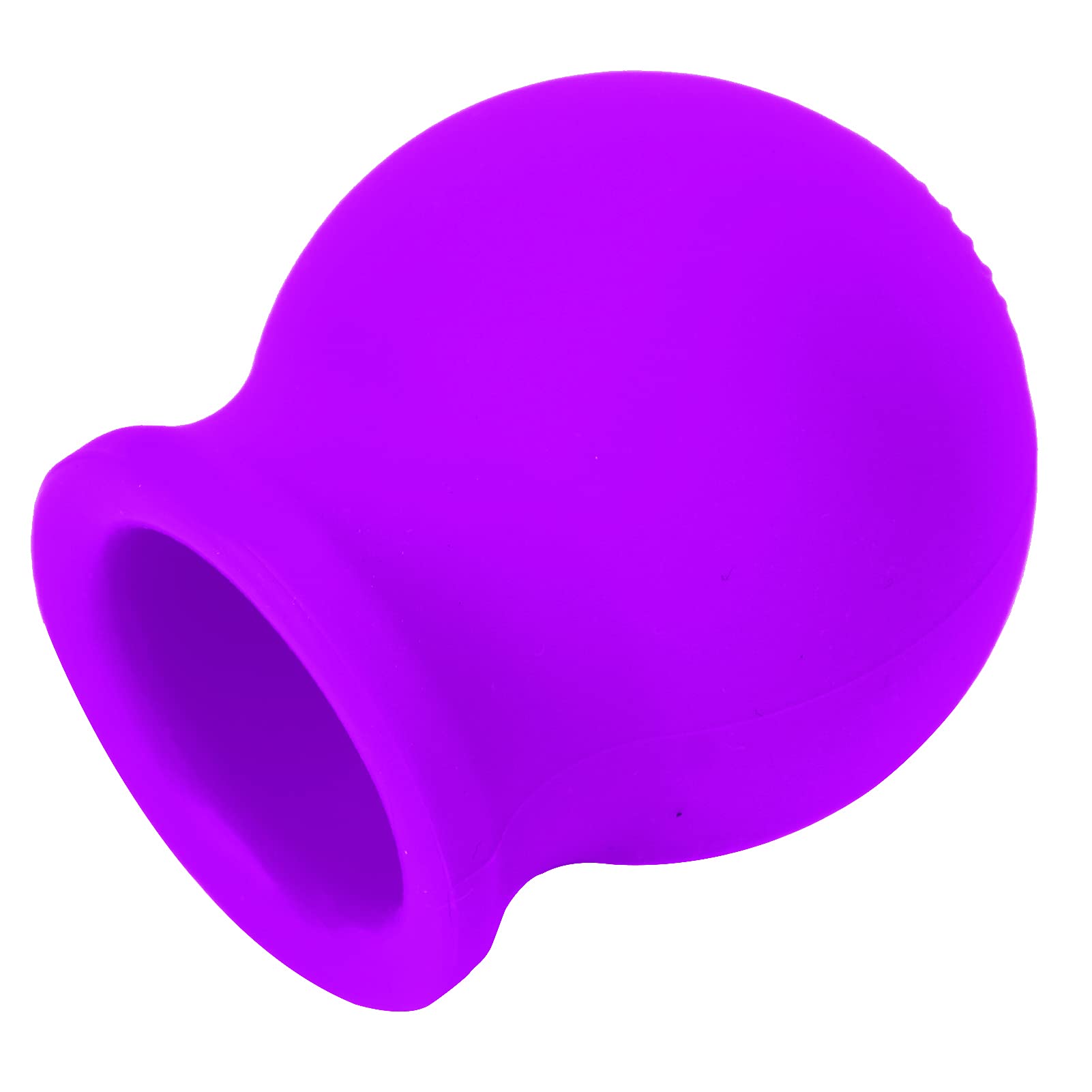 Lip Plumper Device, Large Suction Silicone Lip Plumper Tool with Brush for Daily Use (Purple)