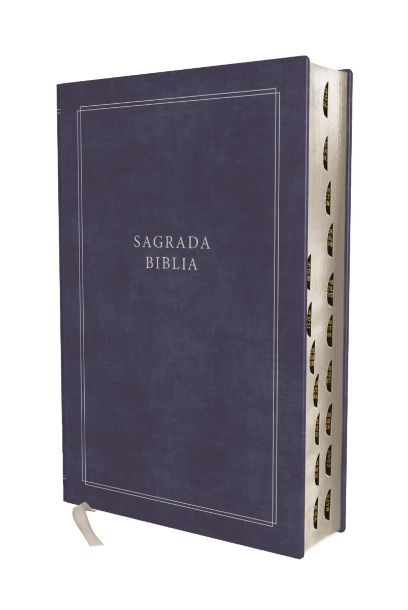 Biblia Católica, Tamaño personal,Tapa dura, Azul, con Índice, Comfort Print (Spanish Edition) Biblia Católica, Tamaño personal,Tapa dura, Azul, con Índice, Comfort Print (Spanish Edition) Hardcover