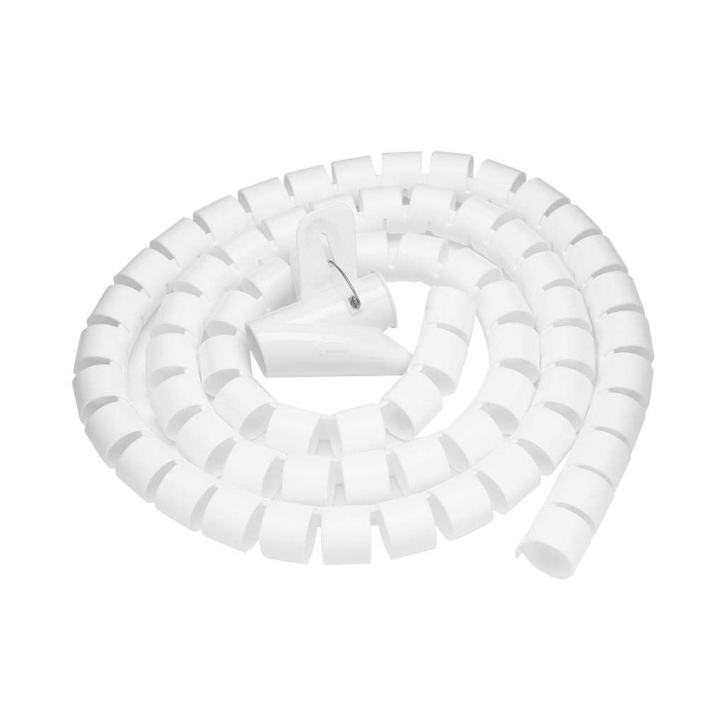 Flexible Spiral Wire wrap Hose Cable Organiser Management Sleeves Wire Storage Tube