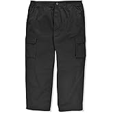 Full Blue Side Elastic Big and Tall Cargo Pant