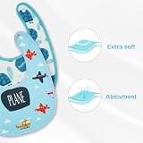 Vicloon Baby Bandana Dribble Bibs 7 Pack Teething Soft Absorbent view 5